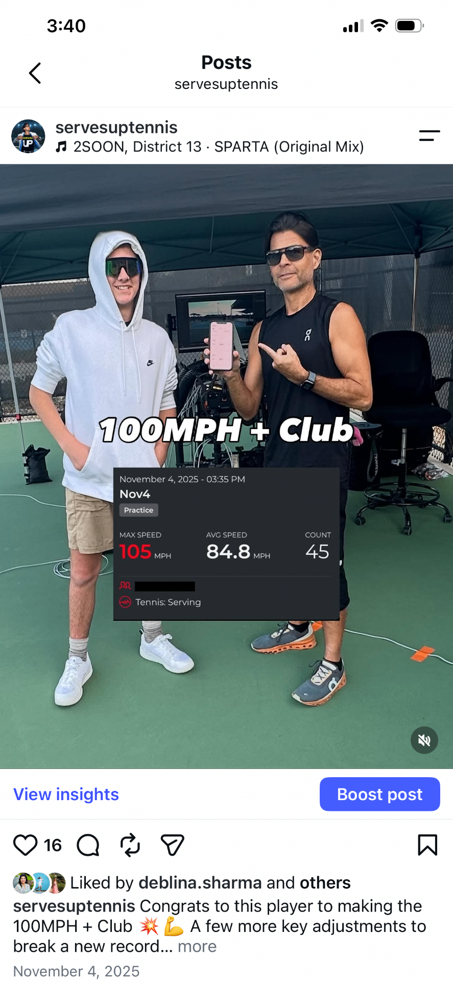 KINETIC REBUILD — 105 MPH serve at ProServe